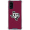 Texas A&M University Black Logo Galaxy S20 FE Clear Case